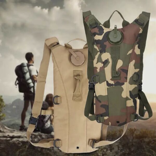 Tactical Outdoor Water Bag Backpack 3L Hiking Camping Water Pack Mountaineering Cycling Sports Portable Hydration Backpack